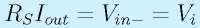 R_SI_{out}=V_{in-}=V_i